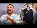 NEW FOOTAGE: Usyk's animated reaction to John Fury fracas