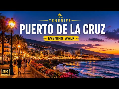 Walking Through Puerto de la Cruz 🌴 | Tenerife's Hidden Paradise in 4K