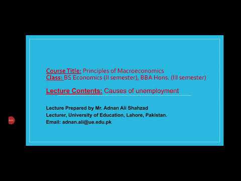 Lecture 24, Principles of Macroeconomics