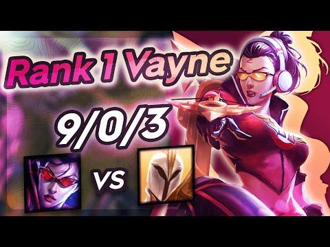 Vayne Vs Kayle - Challenger Gameplay Rank 1 Vayne