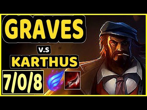 CINKROF (GRAVES) vs KARTHUS - 7/0/8 KDA JUNGLE CHALLENGER GAMEPLAY - EUW