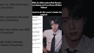 Download lagu SWIM With #jin (Alternative Rock Remix) [Visualizer] debuts at #1on iTunes US s! #seokjin mp3