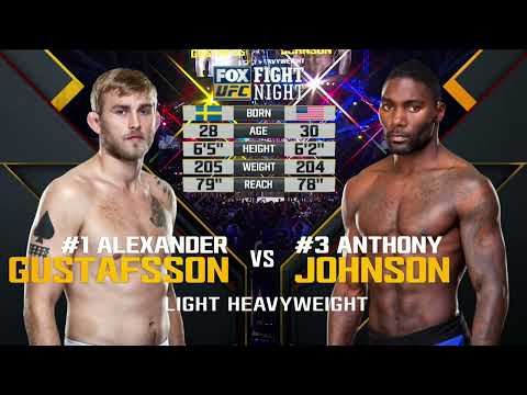 Alexander Gustafsson vs Anthony Johnson full fight