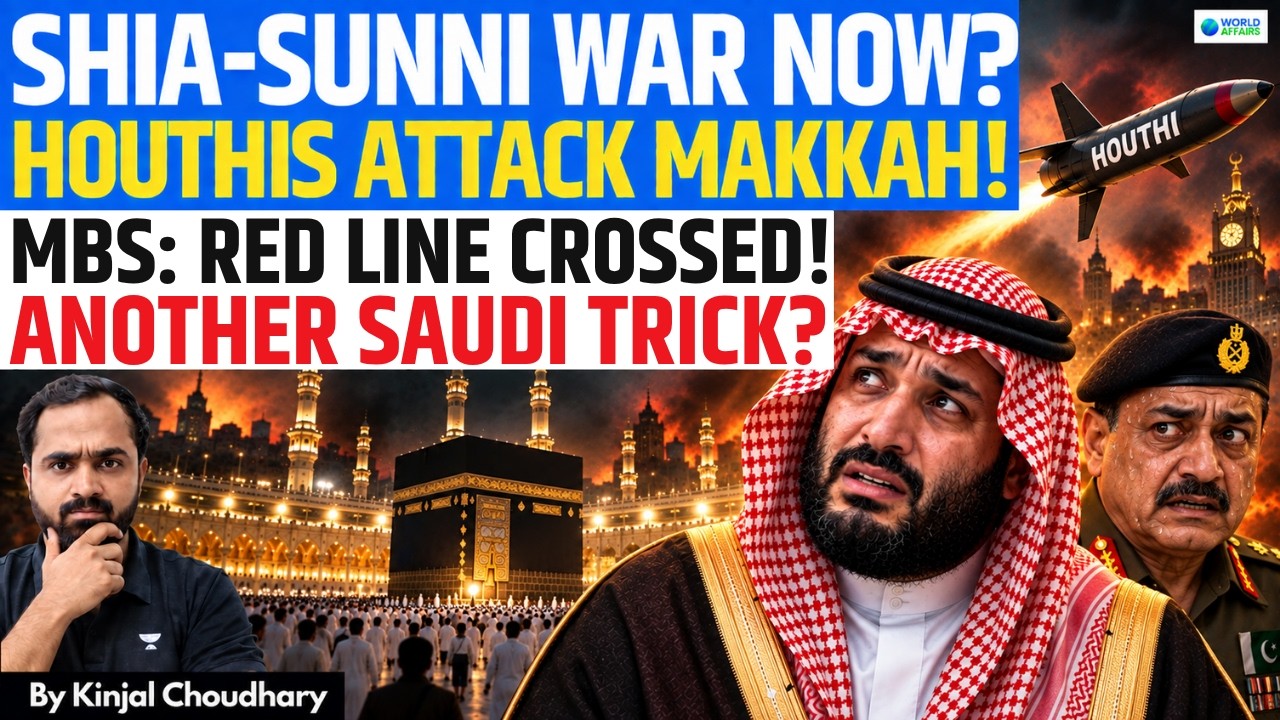 SAUDI PLAYS MECCA CARD | Houthis Deny Attack | MBS Rallies Muslim World In Sunni-Shia WAR | Kinjal