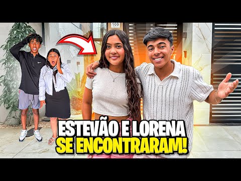 ESTEVÃO AND LORENA MET AFTER A LONG TIME!!😱❤️ *are they still friends!??