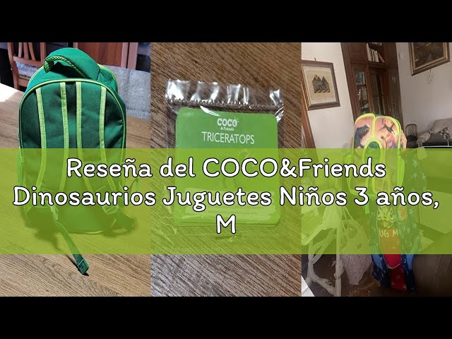 Vídeo relacionado con COCO&Friends Dinosaurios Juguetes Niños 3 años, Mochila Infantil con 12 Dinosaurios, Cartas y Tapete de Juego - Juguetes de Viaje Regalos para Niños 3 4 5 6 años