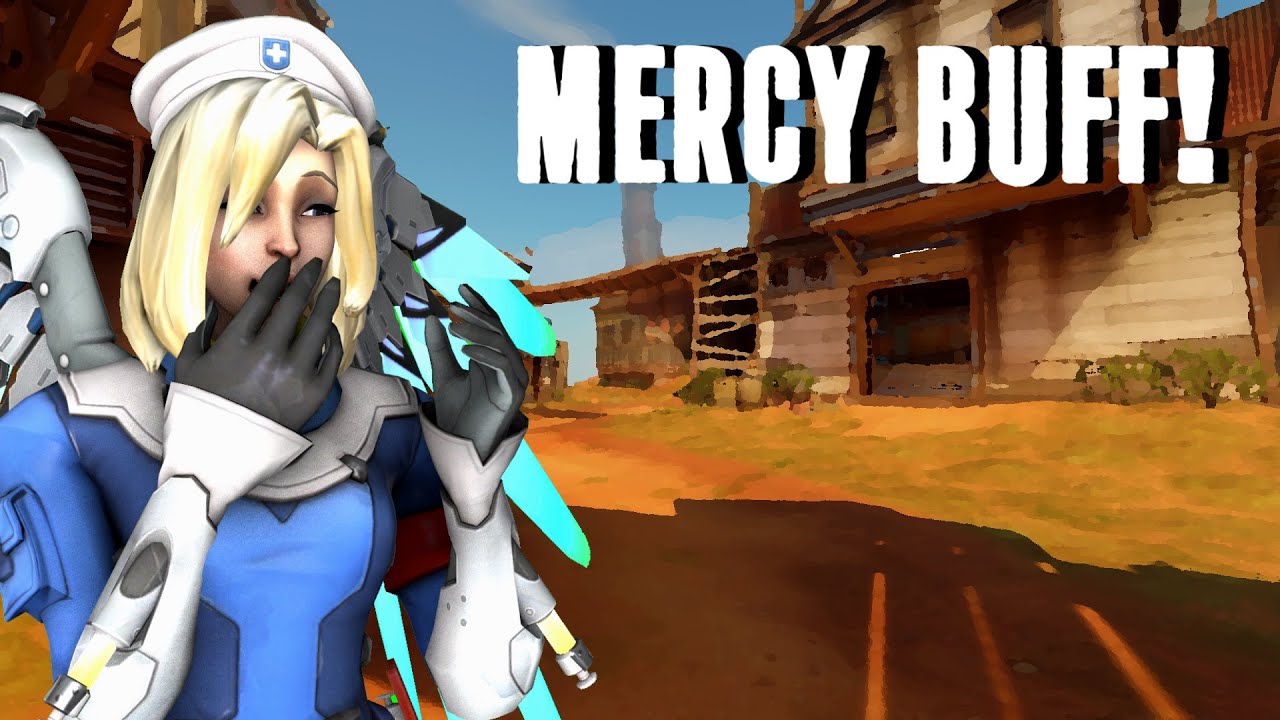 Mercy healing buff! | Overwatch Experimental Gameplay
