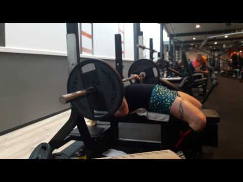 Sanne 60 kg x 6 bench press double paused