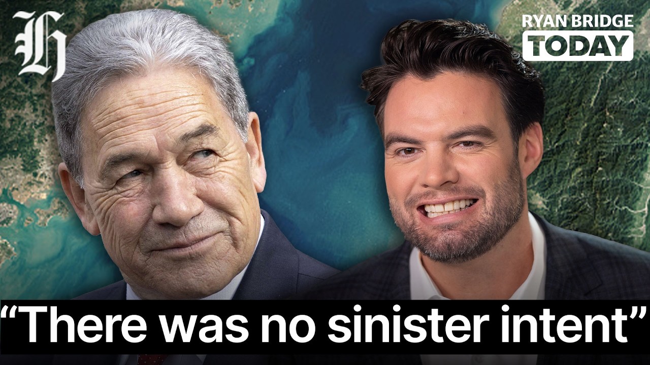'There was no sinister intent' Winston Peters on Taiwan Strait passage | Ryan Bridge TODAY