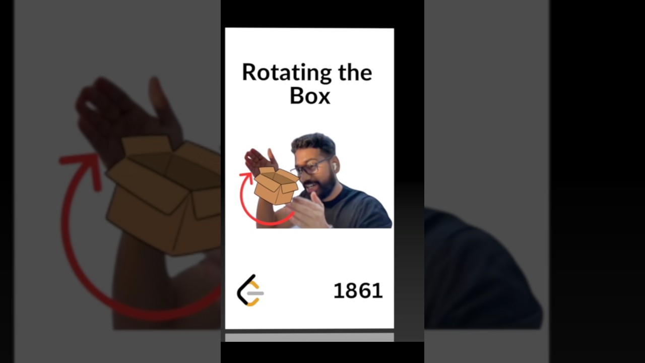 Leetcode 1861 Easy Intuition | Rotate the Box #Coding #DSA #Maths