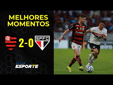 FLAMENGO 2 X 0  SÃO PAULO - MELHORES MOMENTOS | CAMPEONATO BRASILEIRO - 12/07/2025