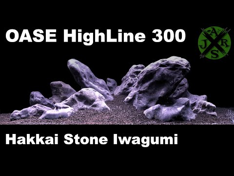 Oase Highline 300 Hakkai Stone Aquarium | Hardscape & Technique | JR Aquascaping