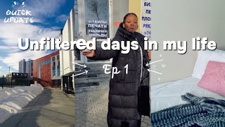 S1 EP1||Unfiltered days in my life|| International Student 🇿🇲| buying groceries, braiding hair....