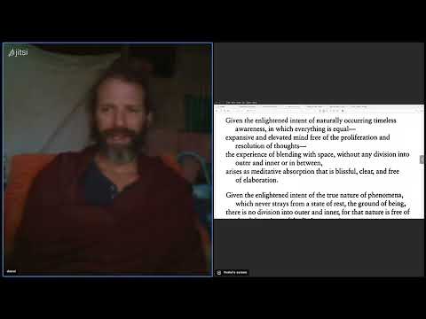 Reading from Longchenpa's The Precious Treasury of the Basic Space of Phenomena & Dharma talk