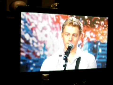 Micke Persson Realises he is on swedish TV-show Talang