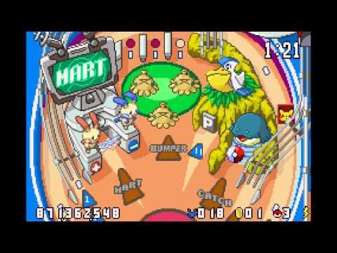 Pokémon Pinball: Ruby and Sapphire - Sapphire Table