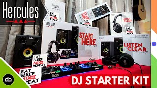 Video thumbnail for Hercules DJ Starter Kit | All in One Kit for beginner DJs | Starlight, DJ Monitor 32, Serato DJ Lite by DJ Deep Bhamra