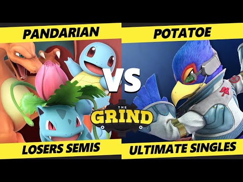 The Grind 150 Losers Semis -  Pandarian (Pokemon Trainer) Vs. Potatoe (Falco, Diddy) Smash Ultimate