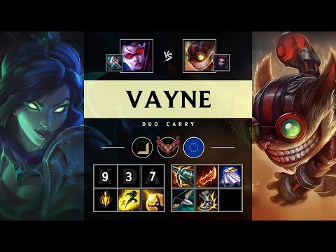 Vayne ADC vs Ziggs: Unstoppable - EUW Grandmaster Patch 25.S1.1