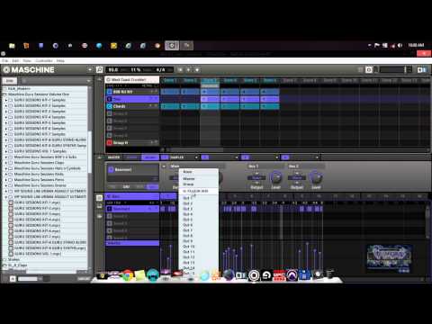 New !! N.I. Maschine Tutorial |  PRE MASTERING AND SUB MIXING AUDIO / INTERNAL AUDIO ROUTING
