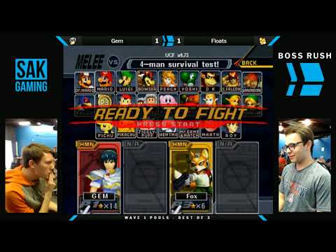 Boss Rush lloD Wave 1 Pools   Gem Marth vs Floats Fox