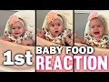 Chloe Eats Her First Solid Food