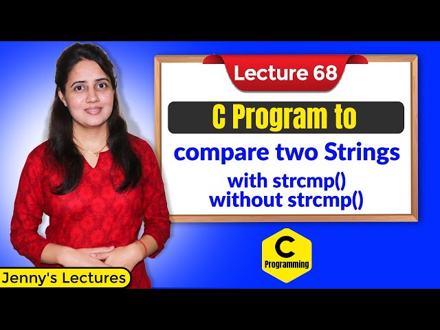 Understanding String Comparison in C: Using and Not Using strcmp ...