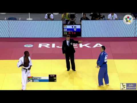 Judo 2013 Grand Prix Rijeka: Nartey (GHA) - Bang (KOR) [-73kg] semi-final