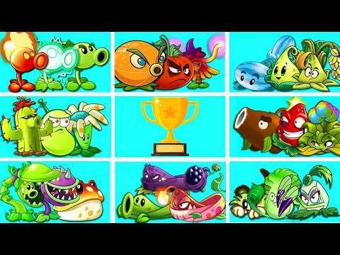Tournament Random 8 Team Plants - Who Will Win? - PvZ 2 Team Plant Vs Team Plant
