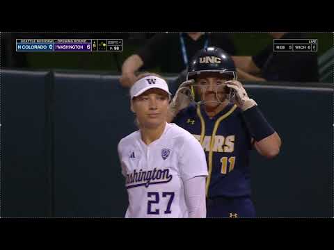 Peyton Gale Single Vs Washington during NCAA Regionals