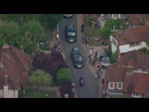 Funeral cortege of British WWII icon Dame Vera Lynn