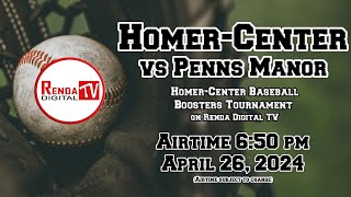 Homer-Center vs Penns Manor High School Baseball (4-26-24)