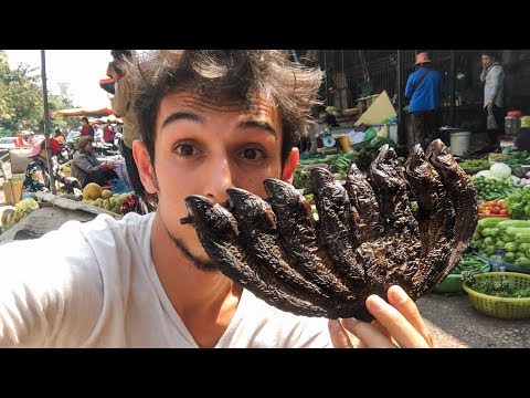 Kamboçya'nın İlginç Sokak Yemekleri, Etler, Yiyecekler ve Pislik!