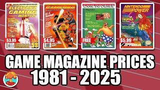 American Video Game Magazine Prices 1981 - 2025 (No Commentary)