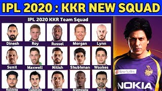 IPL 2020 - Kolkata Knight Riders(KKR) Team Full Squad