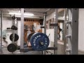 180kg high-bar squat 13 reps, double bodyweight