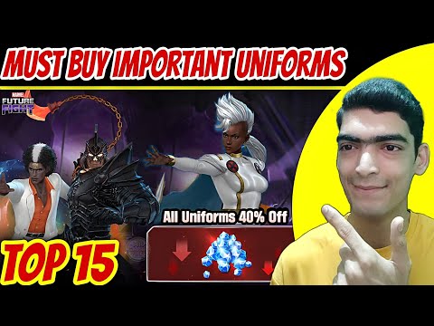 😍 Top 15 Must Buy Uniforms in the 40% Uniform Sale | Marvel Future Fight