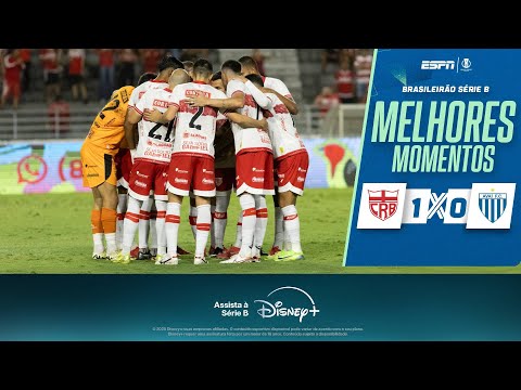CRB SEGURA A PRESSÃO, BATE O AVAÍ E ENCOSTA NO G-4 DA SÉRIE B | Melhores momentos