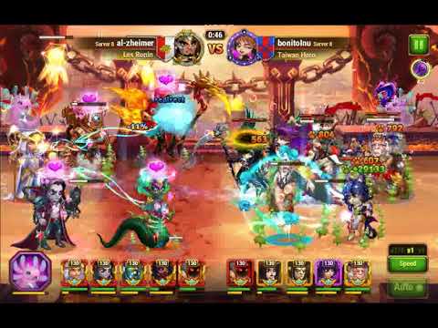 Hero Wars Arena (vs ODH + Yasmine) | Time Out Defense Team
