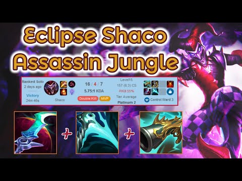 Eclipse Assassin Shaco Jungle S12 ;D [League of Legends] Full Gameplay - Infernal Shaco