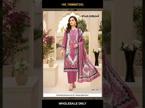 Gull Aahmed Lawn Vol 34 - Readymade Dress – product video thumbnail