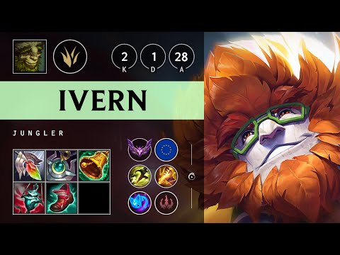 Ivern Jungle vs Ekko: Shield Maker - EUW Master Patch 25.S1.2