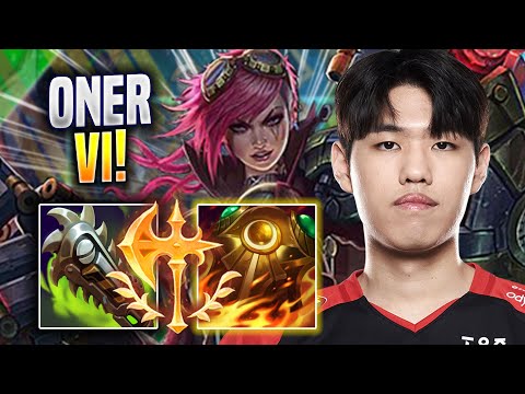 ONER IS SO GOOD WITH VI! - T1 Oner Plays Vi JUNGLE vs Lillia! | Season 2022