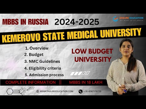Kemerovo state medical university for Indian students | MBBS in Russia | low budget university | NMC
