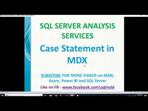 Case Statement in MDX | MDX Conditional Statements | If in mdx