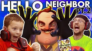 WE SCARED OUR BLIND NEIGHBOR!?  FGTEEV Scary Hello Neighbor Kids Horror Game Part 2 (Alpha 2 Update)