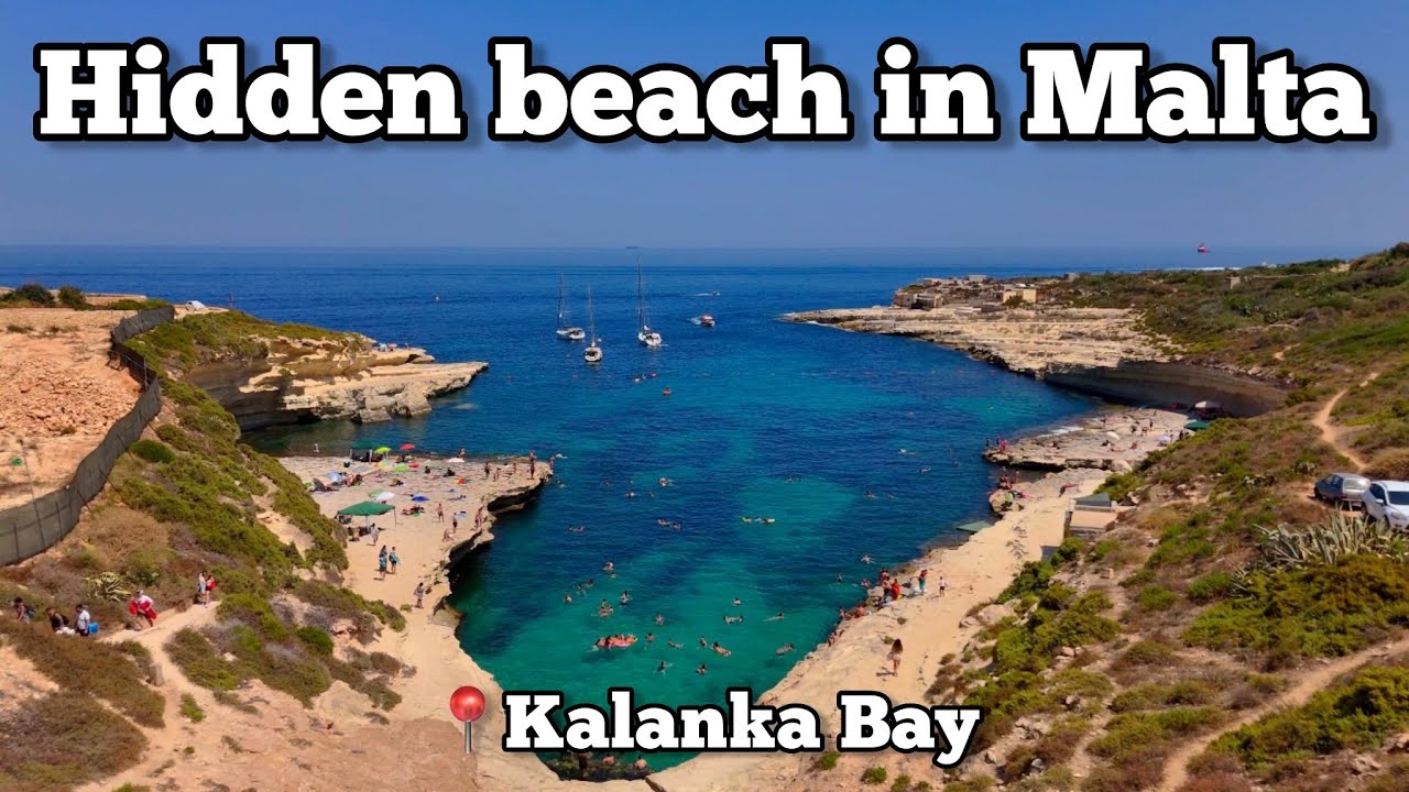 Hidden Beach in Malta Tourists Never Seen Before