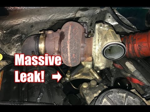 7.3 Powerstroke Turbo Pedestal Oil Leak Repair and EBPV Delete!