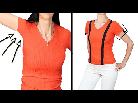 Toller Nähtrick: So können Sie Ihr T-Shirt größer machen, damit es perfekt sitzt!