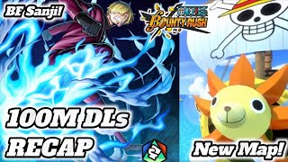 100 Million DLs Livestream In 6 MINS! Oni Sanji! Thousand Sunny Map! 110 Gems! | OPBR